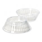 Baze Oua Ciocolata 1 kg, Material Plastic Transparent, O17.5xH6 cm, Set 3 Buc