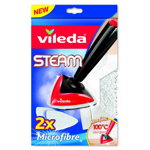 Vileda Rezerva/laveta F18123 pentru mop cu abur Vileda Steam 100C, compatibil Vileda Steam F18123, Vileda