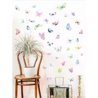 Sticker Perete Autocolant Fluturasi Multicolori, Inovius