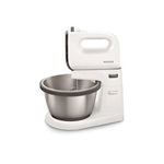 Mixer Philips Daily Collection HR3750/00, 450W, 5 viteze + turbo, castron 3l, tel dublu, instrumente de framantare, Alb