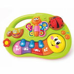 Orga interactiva multifunctionala Hola Toys, 5 activitati, finisaje excelente, material non-toxic, design atractiv