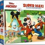 Puzzle Primo 24 super maxi Disney. Mickey si prietenii Trefl, Trefl
