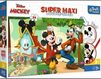 Puzzle Primo 24 super maxi Disney. Mickey si prietenii Trefl, Trefl