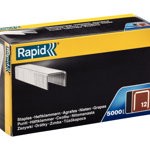 Capse Rapid 12/16 sarma plata galvanizata pentru tapiterie, High Performance, 5000 capse/cutie carton 40100522