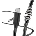 Cablu de Incarcare Hama Metal micro-USB 1.5 m Negru