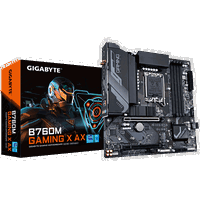 Placa de baza GIGABYTE B760M GAMING X AX DDR5 WiFi BT mATX Socket 1700