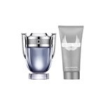 Set Paco Rabanne: Invictus, Apa de toaleta, For Men, 100 ml + Invictus All Over, Gel de dus & Shampoo 2-In-1, 100 ml, Paco Rabanne