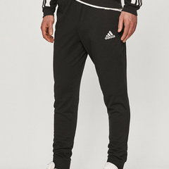 Pantaloni sport cu croiala conica si logo Essentials, adidas Sportswear