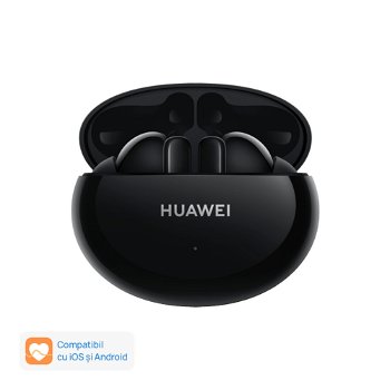Casti Originale Wireless Huawei Freebuds 4i Otter CT030 Carbon Black