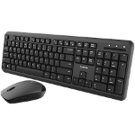 Wireless combo set Wireless keyboard with Silent switches 104 keys  UK&US 2 in 1 layout optical 3D Wireless mice 100DPI black