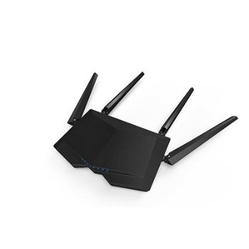 Router wireless Tenda, 300 + 867 Mbps, Dual-Band, Negru