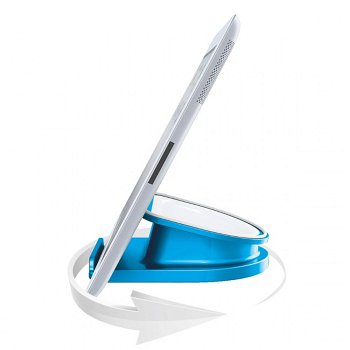 Suport rotativ pentru iPad/tableta PC iPhone/smartphone albastru LEITZ Complete WOW , LEITZ