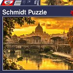 Puzzle SCHMIDT Golden light over Rome SSP-58393, 12 ani+, 1000 piese