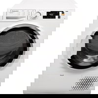 Uscator rufe Hotpoint Natis Reload NTM118X3SKEU Pompa de caldura 8 kg Clasa A+++ Motor Inverter Active Care Display digital Alb