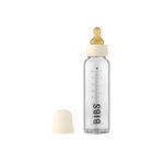 BIBS Baby Glass Bottle 225 ml biberon pentru sugari Ivory 225 ml, BIBS