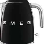 Ceainic electric negru din oțel inoxidabil 1,7 l Retro Style – SMEG, SMEG