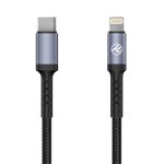 Cablu de date / adaptor Tellur USB-C Male la Lightning Male, PD18W, 1 m, Black