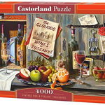 Puzzle 4000 piese Vintage Red Italian Treasures, Castorland