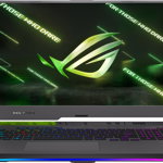 Laptop ASUS Gaming 17.3' ROG Strix G17 G713RS, FHD 360Hz, Procesor AMD Ryzen™ 9 6900HX, 16M Cache, up to 4.9 GHz, 32GB DDR5, 1TB SSD, GeForce RTX 3080 8GB, No OS, Volt Green