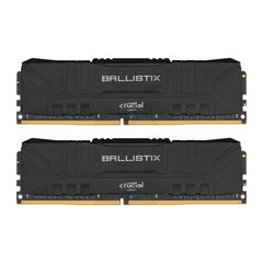 Memorie Desktop Micron Crucial Ballistix 64GB(2 x 32GB) DDR4, 3200Mhz, CL16, Black