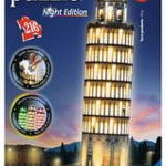 Ravensburger Puzzle 3D Turnul înclinat din Pisa noaptea