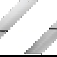 Combina frigorifica Candy ECN2CQTEX186, 355 litri, Clasa E, Wi-Fi, Argintiu