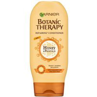 Balsam  Botanic Therapy Ricin Oil & Almond pentru par fragil cu tendinta de cadere - 200 ml, Garnier