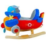 Balansoar pentru bebelusi Avion lemn plus 60x34x45 cm, China