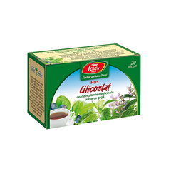 Ceai Glicostat, M95, 20 plicuri, Fares, Fares