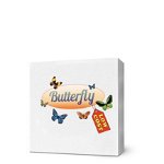 Servetele masa ZEBRA Butterfly 33*33cm, 1 strat, 80 buc/ set, ALB, 