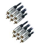 Cablu HT 6 x RCA tata - 6 x RCA tata Lungime 1.5 m 02-6750