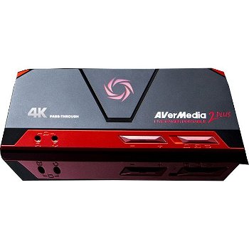 Placa de captura AVerMedia Video Grabber Live Gamer Portable 2 Plus, USB, HDMI, 4Kp60, AverMedia