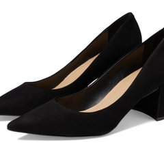 Incaltaminte Femei Massimo Matteo Dawn Block Heel Pump Black Nubuck, Massimo Matteo Incaltaminte Femei Massimo Matteo Dawn Block Heel Pump Black Nubuck, Massimo Matteo