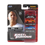 Masinute Jada Toys Nano - Fast and Furious, Toyota, Dodge si Ford 4 cm