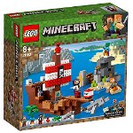 Set 386 piese constructie Minecraft - Pirati, Lego, Multicolor
