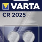Baterie Litiu Varta CR 2025 3V blister 2 buc, Varta