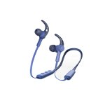 Casti bluetooth Connect Hama, in ear, microfon, carlige ureche, cablu plat, Albastru