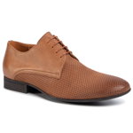 Pantofi eleganti barbati din piele naturala marca Gino Rossi MPV667-V49-16-32 maro marime 40 mpv667-v49-16-32-40