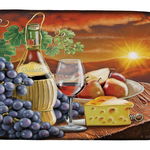 Caroline`s Treasures Carolines Comori PRS4029DDM Chianti, pere, vin și brânză dish uscare Mat Multicolore 14 x 21, 