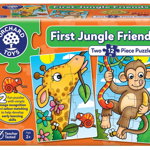 Puzzle Primii Prieteni din Jungla FIRST JUNGLE FRIENDS, Orchard Toys, 2-3 ani +, Orchard Toys