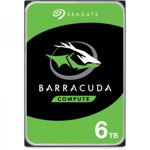 Hard disk Seagate BarraCuda 6TB SATA III 5400RPM 256MB, Nova Line M.D.M.