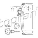 Maner usa pentru vw eurovan vw transporter, TOPRAN