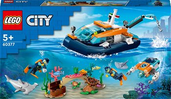 Barcă de scufundări LEGO City Explorer (60377), LEGO