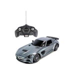 Masinuta cu telecomanda Rastar Mercedes-Benz SLS 1:18, Gri, Rastar