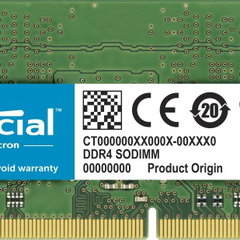 Memorie laptop Crucial CT8G4SFRA32A 8 GB DDR4 SO-DIMM 3200 MHz CL22
