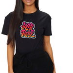 Tricou dama negru - Keep it real, THEICONIC