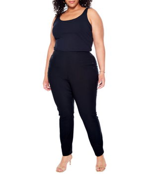 Imbracaminte Femei NICZOE Plus Size Wonderstretch Jeans Black Onyx, NIC+ZOE
