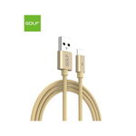 Cablu USB la USB tip C Golf Data Sync Quick Charge 5A AURIU GC-76t, 0