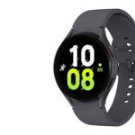 Smartwatch Samsung Galaxy Watch 5 SM-R915 4G LTE, Procesor Exynos W920, ecran 1.4inch, 1.5GB RAM, 16GB Flash, Bluetooth 5.2, Carcasa Aluminiu, 44mm, Bratara silicon, Waterproof 5ATM (Negru), Samsung