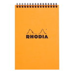 Blocnotes A5 Spiral Pad Rhodia Classic Orange, Rhodia